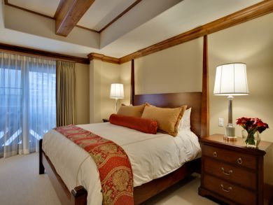 Master bedroom with king bed